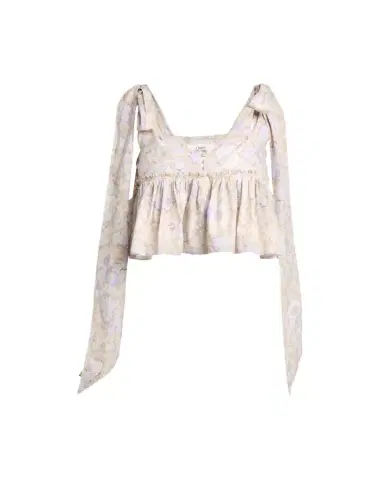 Chloé Painted Flowers Cotton Top | Thumbnail 1 Chloé Painted Flowers Cotton Top | Thumbnail 1