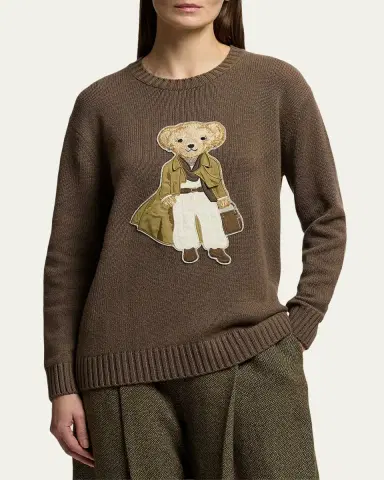 Ralph Lauren Polo Bear Lofty Cashmere Crewneck Sweater | Thumbnail 4 Ralph Lauren Polo Bear Lofty Cashmere Crewneck Sweater | Thumbnail 4