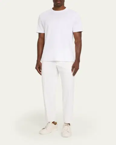 Brioni Men's ea Island Cotton Crewneck T-Shirt | Thumbnail 2 Brioni Men's ea Island Cotton Crewneck T-Shirt | Thumbnail 2