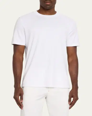 Brioni Men's ea Island Cotton Crewneck T-Shirt | Thumbnail 4 Brioni Men's ea Island Cotton Crewneck T-Shirt | Thumbnail 4