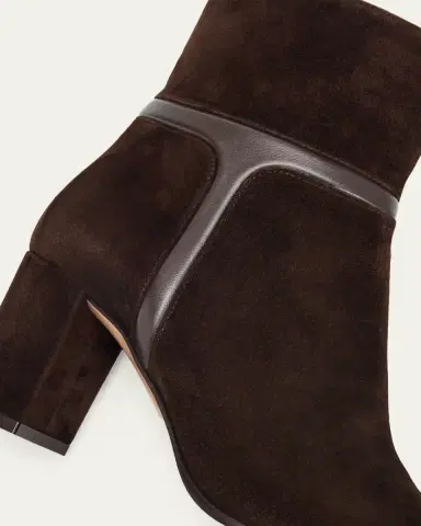Gianvito Rossi 70mm Suede and Leather Ankle Boots | Thumbnail 3 Gianvito Rossi 70mm Suede and Leather Ankle Boots | Thumbnail 3
