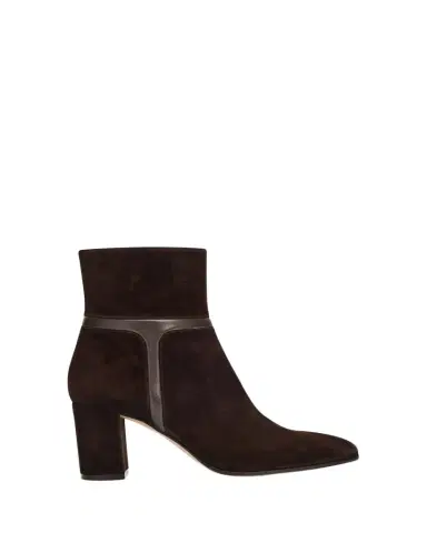 Gianvito Rossi 70mm Suede and Leather Ankle Boots | Thumbnail 1 Gianvito Rossi 70mm Suede and Leather Ankle Boots | Thumbnail 1