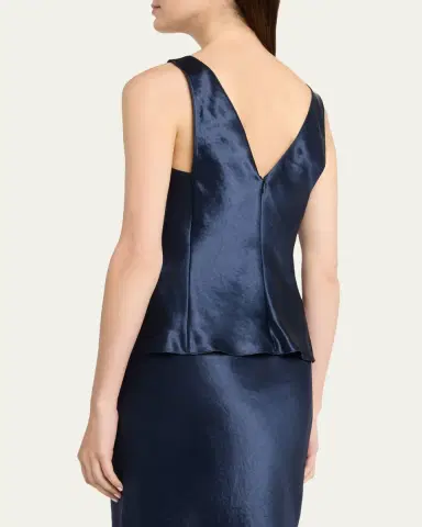 Maria McManus Satin V-Neck Camisole | Thumbnail 3 Maria McManus Satin V-Neck Camisole | Thumbnail 3