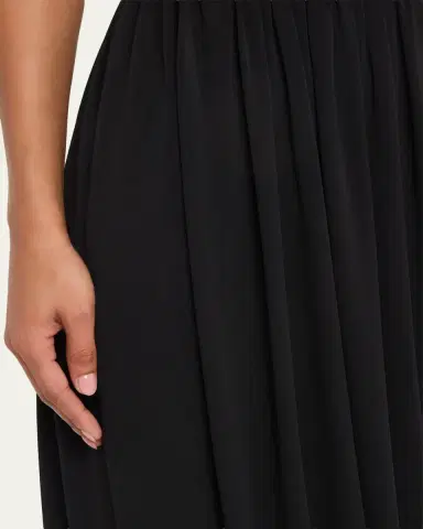 Cinq à Sept Calden Draped Midi Skirt | Thumbnail 5 Cinq à Sept Calden Draped Midi Skirt | Thumbnail 5