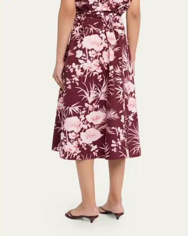 Cara Cara Meret Printed Midi Skirt | Thumbnail 3 Cara Cara Meret Printed Midi Skirt | Thumbnail 3