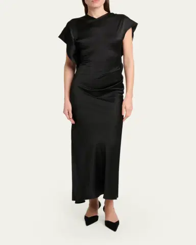 Victoria Beckham Victoria Midi Dress | Thumbnail 2 Victoria Beckham Victoria Midi Dress | Thumbnail 2