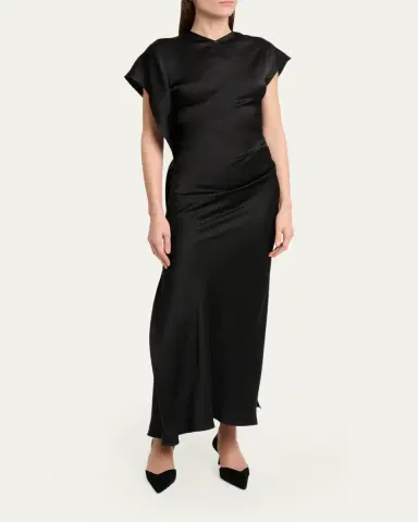 Victoria Beckham Victoria Midi Dress | Thumbnail 4 Victoria Beckham Victoria Midi Dress | Thumbnail 4