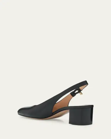 Gianvito Rossi 45mm Leather Slingback Pumps | Thumbnail 2 Gianvito Rossi 45mm Leather Slingback Pumps | Thumbnail 2
