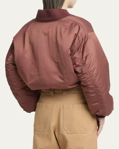 Chloé Short Bomber Jacket | Thumbnail 3 Chloé Short Bomber Jacket | Thumbnail 3