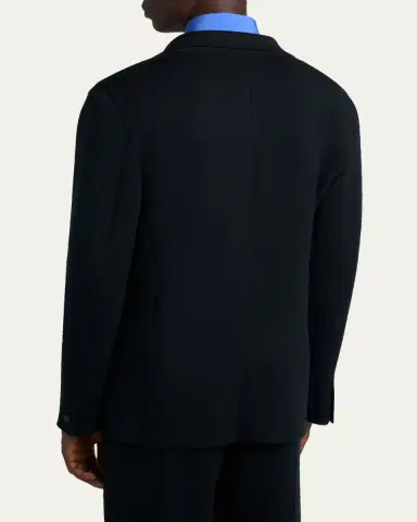 Tom Ford Men's Double-Face Wool Sweater Jacket | Thumbnail 3 Tom Ford Men's Double-Face Wool Sweater Jacket | Thumbnail 3
