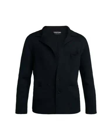 Tom Ford Men's Double-Face Wool Sweater Jacket | Thumbnail 1 Tom Ford Men's Double-Face Wool Sweater Jacket | Thumbnail 1