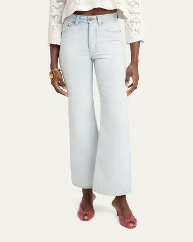 Chloé Bleached Cotton Denim Jeans | Thumbnail 4 Chloé Bleached Cotton Denim Jeans | Thumbnail 4