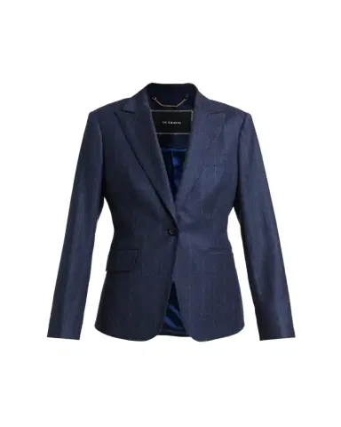 Kiton Wool-Cashmere Pinstripe Single-Breasted Jacket | Thumbnail 1 Kiton Wool-Cashmere Pinstripe Single-Breasted Jacket | Thumbnail 1