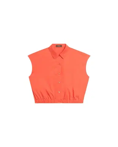 Theory Button-Front Cap-Sleeve Shirt | Thumbnail 1 Theory Button-Front Cap-Sleeve Shirt | Thumbnail 1