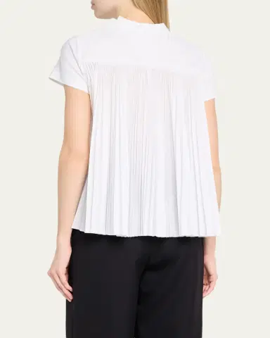 sacai Cotton Poplin x Cotton Jersey T-Shirt | Thumbnail 3 sacai Cotton Poplin x Cotton Jersey T-Shirt | Thumbnail 3