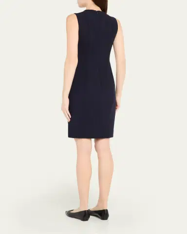 Akris Sleeveless V-Neck Dress | Thumbnail 3 Akris Sleeveless V-Neck Dress | Thumbnail 3