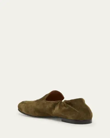 Givenchy Men's Suede Elasticized Loafers | Thumbnail 4 Givenchy Men's Suede Elasticized Loafers | Thumbnail 4