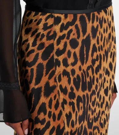 Gucci Leopard-print silk midi skirt | Thumbnail 3 Gucci Leopard-print silk midi skirt | Thumbnail 3