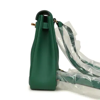 HERMÈS Hermes Mini Kelly Jump Backpack Vert Moyen Swift Gold Hardware | Thumbnail 7 HERMÈS Hermes Mini Kelly Jump Backpack Vert Moyen Swift Gold Hardware | Thumbnail 7