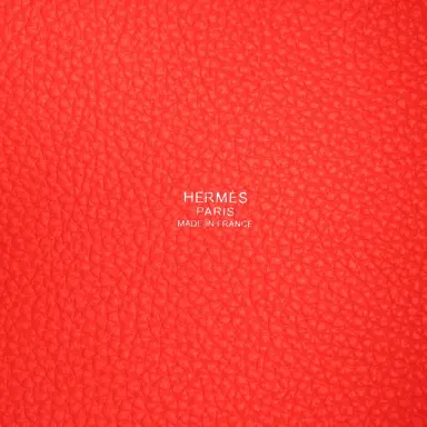 HERMÈS Hermes Picotin Lock 18 Orange Field Clemence Palladium Hardware | Thumbnail 8 HERMÈS Hermes Picotin Lock 18 Orange Field Clemence Palladium Hardware | Thumbnail 8