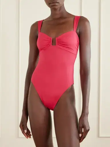 Away That Day Cannes Embellished Gathered Swimsuit | Thumbnail 2 Away That Day Cannes Embellished Gathered Swimsuit | Thumbnail 2