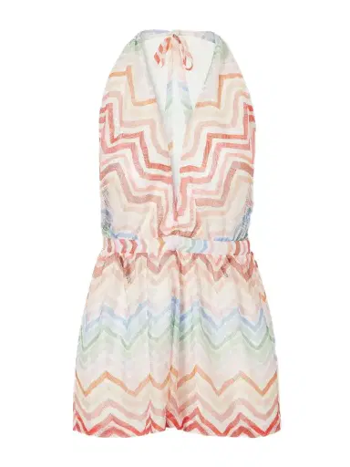Missoni Striped Crochet-knit Playsuit | Thumbnail 1 Missoni Striped Crochet-knit Playsuit | Thumbnail 1