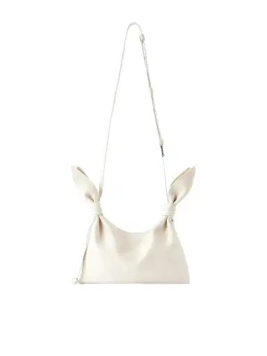 Loewe Scarf Mini Knot-detailed Leather Shoulder Bag | Thumbnail 1 Loewe Scarf Mini Knot-detailed Leather Shoulder Bag | Thumbnail 1