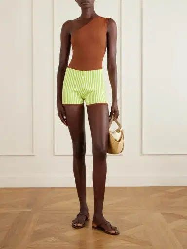 Haight Bella Striped Cotton-blend Shorts | Thumbnail 2 Haight Bella Striped Cotton-blend Shorts | Thumbnail 2