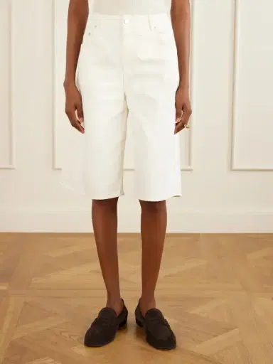 TWP Boxy Relaxed Mid-rise Wide-leg Denim Shorts | Thumbnail 3 TWP Boxy Relaxed Mid-rise Wide-leg Denim Shorts | Thumbnail 3