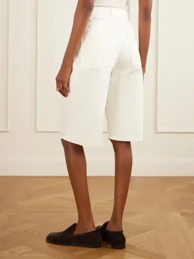 TWP Boxy Relaxed Mid-rise Wide-leg Denim Shorts | Thumbnail 4 TWP Boxy Relaxed Mid-rise Wide-leg Denim Shorts | Thumbnail 4