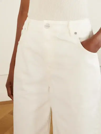 TWP Boxy Relaxed Mid-rise Wide-leg Denim Shorts | Thumbnail 5 TWP Boxy Relaxed Mid-rise Wide-leg Denim Shorts | Thumbnail 5