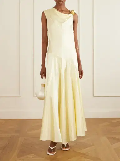 Aje Siren Embellished Satin Maxi Dress | Thumbnail 2 Aje Siren Embellished Satin Maxi Dress | Thumbnail 2