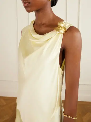 Aje Siren Embellished Satin Maxi Dress | Thumbnail 4 Aje Siren Embellished Satin Maxi Dress | Thumbnail 4