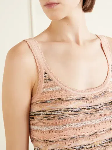 Ulla Johnson Clotilde Striped Pointelle-knit Tank | Thumbnail 4 Ulla Johnson Clotilde Striped Pointelle-knit Tank | Thumbnail 4