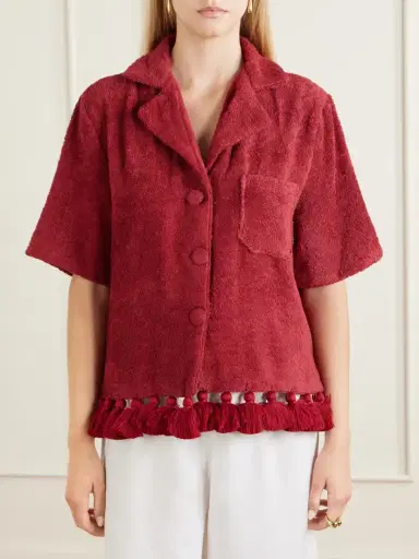 Cap d’Antibes Antonia Cotton-terry Shirt | Thumbnail 5 Cap d’Antibes Antonia Cotton-terry Shirt | Thumbnail 5