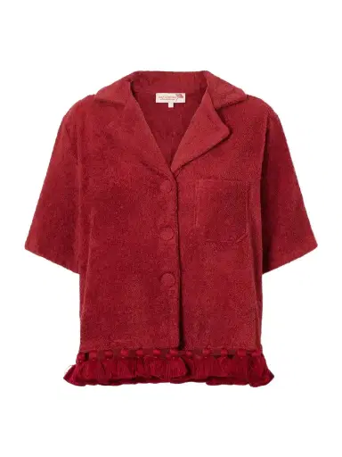 Cap d’Antibes Antonia Cotton-terry Shirt | Thumbnail 1 Cap d’Antibes Antonia Cotton-terry Shirt | Thumbnail 1