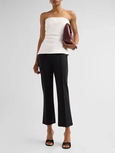Simkhai Women's Michelle Crop Pants - Black - Size 00 | Thumbnail 2 Simkhai Women's Michelle Crop Pants - Black - Size 00 | Thumbnail 2