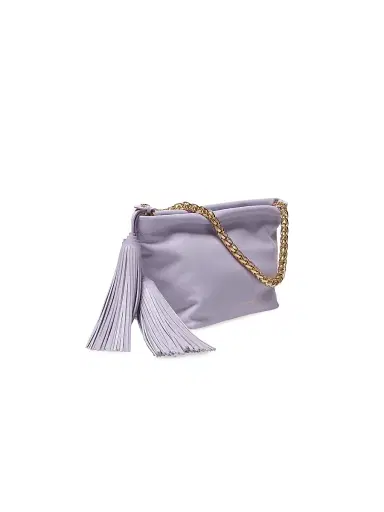 Carolina Herrera Women's Pia Leather Clutch - Violeta | Thumbnail 2 Carolina Herrera Women's Pia Leather Clutch - Violeta | Thumbnail 2