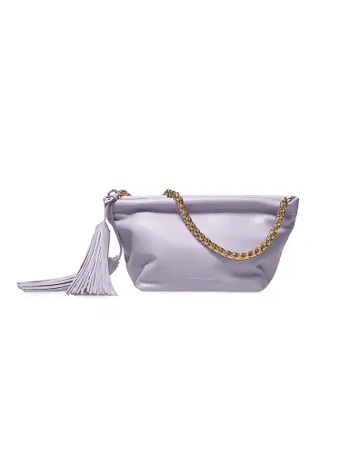Carolina Herrera Women's Pia Leather Clutch - Violeta | Thumbnail 1 Carolina Herrera Women's Pia Leather Clutch - Violeta | Thumbnail 1