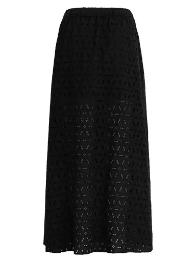 Favorite Daughter Women's The Pretty Please Eyelet Maxi Skirt - Black - Size XL | Thumbnail 3 Favorite Daughter Women's The Pretty Please Eyelet Maxi Skirt - Black - Size XL | Thumbnail 3