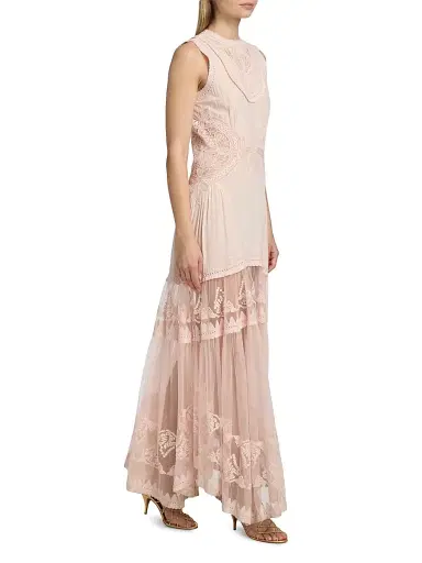 Ulla Johnson Women's Florence Embroidered Silk & Tulle Maxi Dress | Thumbnail 2 Ulla Johnson Women's Florence Embroidered Silk & Tulle Maxi Dress | Thumbnail 2