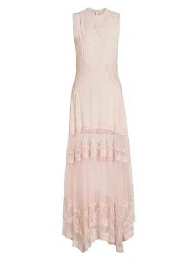 Ulla Johnson Women's Florence Embroidered Silk & Tulle Maxi Dress | Thumbnail 1 Ulla Johnson Women's Florence Embroidered Silk & Tulle Maxi Dress | Thumbnail 1