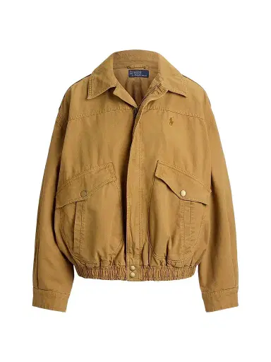 Polo Ralph Lauren Women's Cotton Canvas Utility Jacket - Ghurka - Size XL | Thumbnail 1 Polo Ralph Lauren Women's Cotton Canvas Utility Jacket - Ghurka - Size XL | Thumbnail 1