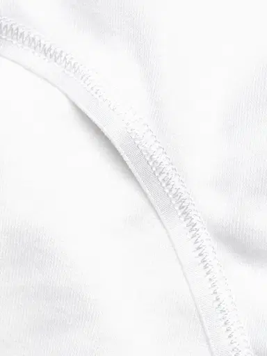 Hanro Women's Cotton Seamless High-Cut Full Brief - White | Thumbnail 4 Hanro Women's Cotton Seamless High-Cut Full Brief - White | Thumbnail 4