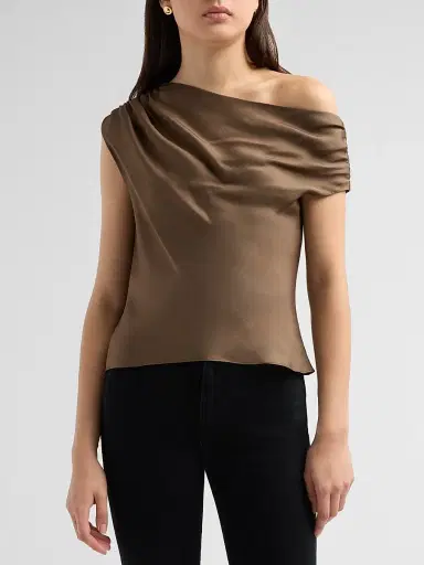 Toccin Women's Veda Draped Off-The-Shoulder Top | Thumbnail 4 Toccin Women's Veda Draped Off-The-Shoulder Top | Thumbnail 4