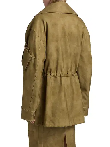 Co Women's Camo Cotton-Blend Military Jacket - Khaki - Size XL | Thumbnail 5 Co Women's Camo Cotton-Blend Military Jacket - Khaki - Size XL | Thumbnail 5