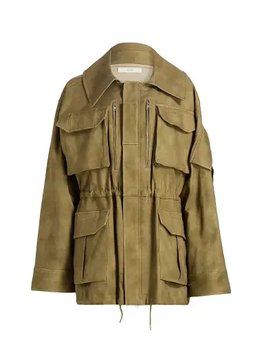 Co Women's Camo Cotton-Blend Military Jacket - Khaki - Size XL | Thumbnail 1 Co Women's Camo Cotton-Blend Military Jacket - Khaki - Size XL | Thumbnail 1