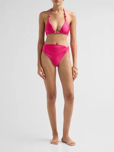 PatBo Women's Aurora Halter Bikini Top - Pink - Size XS | Thumbnail 2 PatBo Women's Aurora Halter Bikini Top - Pink - Size XS | Thumbnail 2