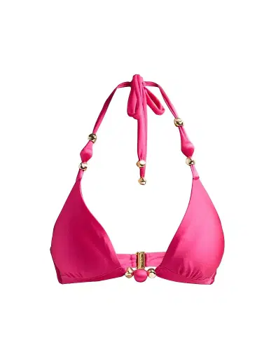 PatBo Women's Aurora Halter Bikini Top - Pink - Size XS | Thumbnail 1 PatBo Women's Aurora Halter Bikini Top - Pink - Size XS | Thumbnail 1