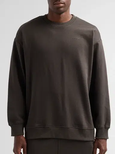 G-Star Men's Logo Appliqué Cotton Crewneck Sweatshirt - Asphalt - Size XXL | Thumbnail 5 G-Star Men's Logo Appliqué Cotton Crewneck Sweatshirt - Asphalt - Size XXL | Thumbnail 5